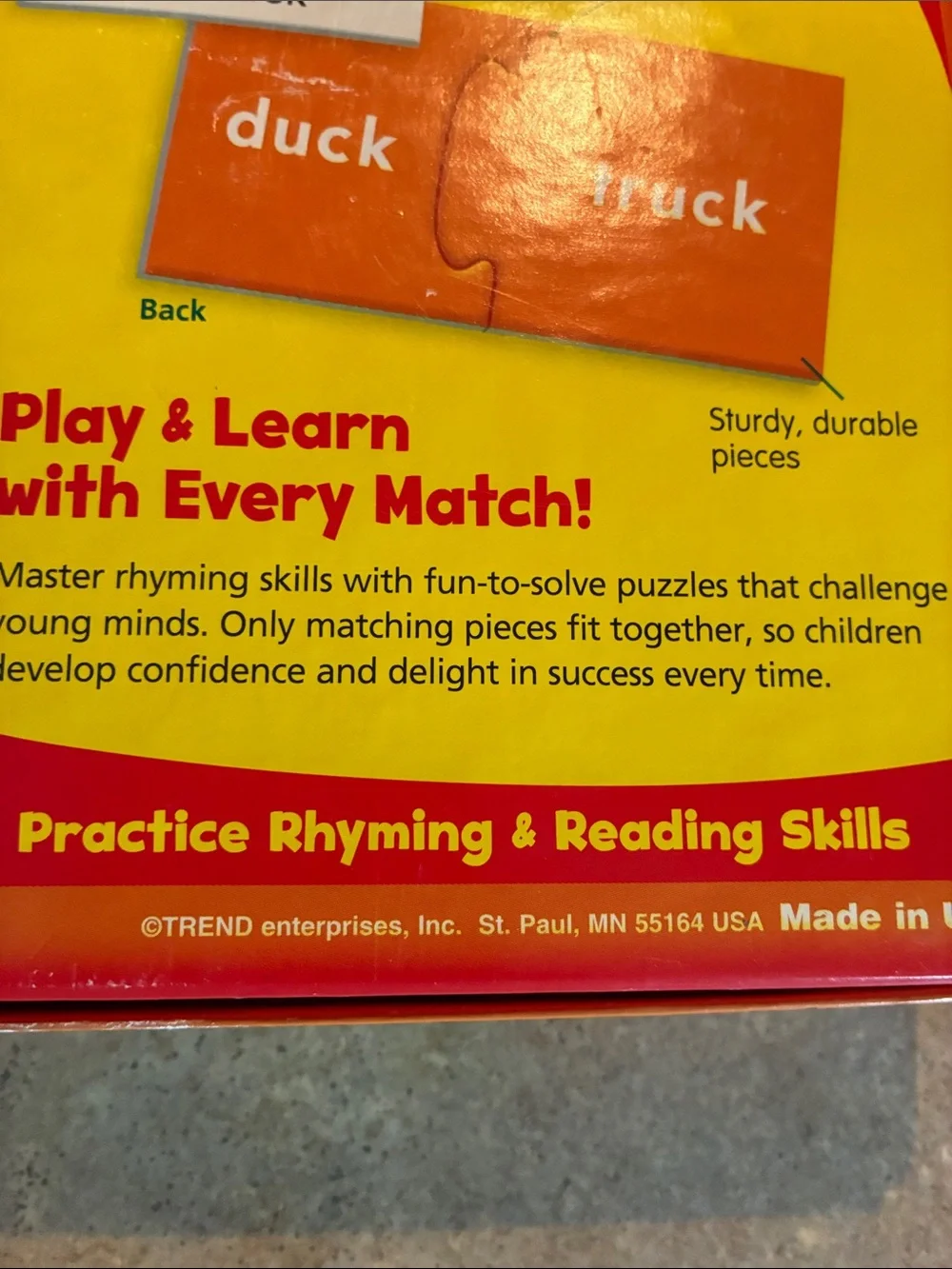Trend - RHYMING FUN-TO-KNOW PUZZLES (23 sets)